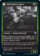 Infestation Expert // Infested Werewolf (DBL-473) - Innistrad: Double Feature: (Double Faced Transform) Foil