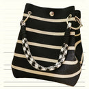 Knitted Tote Bag Commuter-friendly Handbag Simple Style