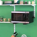 Microwave Wall Mount Bracket - Adjustable Heavy Duty Steel