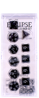 Ultra PRO: 11-Dice Set - Eclipse (Jet Black)