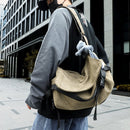 Large-Capacity Minimalist Canvas Crossbody Bag For Men