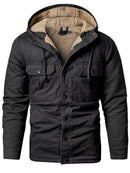 Men's Sherpa Lined Hooded Jacket