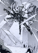 Kaito, Dancing Shadow // Kaito, Dancing Shadow (AONE-078) - Phyrexia: All Will Be One Art Series (Borderless)