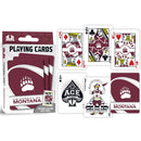 Montana Grizzlies Playing Cards - 54 Card Deck