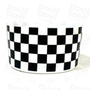 Black & White Checkers Tumbler Boot