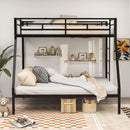 Space-saving Metal Slatted Bed Frame for Teens and Adults Noise-free No Box Spring Needed