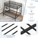 Space-saving Metal Slatted Bed Frame for Teens and Adults Noise-free No Box Spring Needed