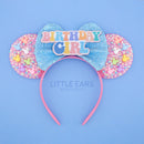 Blue Bow Sparkle Ears