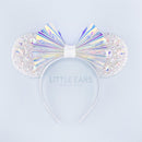Blue Iridescent Sparkle Mickey Ears