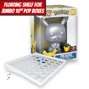 Box Floating Shelf for Jumbo 10" Funko Pops | Comes with mounting screws | Fits 10 inch 8.75W X 8.25D Jumbo Pop boxes