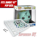 Box Floating Shelf for WIDE Jumbo 10" Funko Pops | Fits 10 inch 12W X 8.25D Jumbo Pop boxes