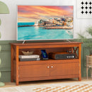 44 Inch Wooden Storage Cabinet TV Stand