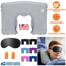 Travel Pillow Inflatable U Shape Neck Pillow Neck Support Head Rest Office Nap Car Airplane Cushion