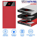 20000mAh Power Bank Ultra-thin External Battery Pack Phone Charger Dual USB Ports Flashlight Battery Remain Display
