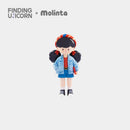 Finding Unicorn Molinta Retro Girls Series Blind Box (1 Blind Box)