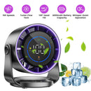 100 Speeds Desk Fan Battery Operated Wall Mounted Fan Rechargeable Mini Desk Fan with 120¼ Tilting Angle for Home Office Travel