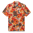 Tiki Hawaiian Shirt For Men Designer Floral Shirt Camp Collar 100% Cotton