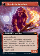 Volatile Arsonist // Dire-Strain Anarchist (VOW-382) - Innistrad: Crimson Vow: (Extended Art, Double Faced Transform)