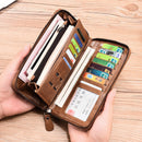 Multifunctional Men's Long Zip Wallet