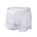 Men's Solid Color Mesh Low Waist Underwear