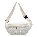 Solid-color Down Cotton Chest Bag Niche-design Shoulder And Crossbody Versatile And Easy To Match