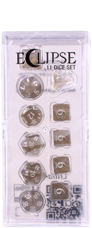 Ultra PRO: 11-Dice Set - Eclipse (Smoke Grey)