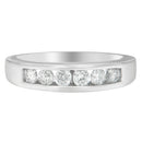 14K White Gold 3/4ct. TDW Diamond Channel Band Ring (H-I, I1-I2)