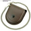 New Black 181 Retro Denim Leather Pocket Watch
