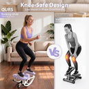 Compact Swing Stepper with Resistance Bands & LCD Monitor