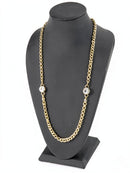 Charter Club Crystal and Large Link 36inches Strand Necklace