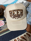 Camo Print Beer Season Trucker Hat