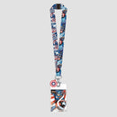 Captain America (Marvel) Avengers Double-Sided Breakaway Lanyard