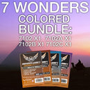 "7 Wonders" Compatible Card Sleeve Bundle