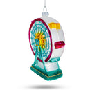 Ferris Wheel Glass Christmas Ornament