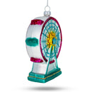 Ferris Wheel Glass Christmas Ornament