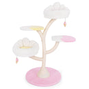 Multi-Layer Cat Tree Cat Tower with 2 Cat Perches 2 Platforms-Pink