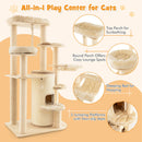 Multi-Level Cat Tree with 3-story Cat Condo