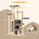 Multi-Level Cat Tree with 3-story Cat Condo