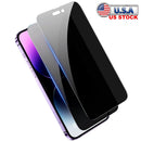 2Pcs Privacy Screen Protectors Tempered Glass Screen Film Full Coverage Screen Protector Fit for iPhone 14/14Plus/14Pro/14Pro Max/13/13Pro/13Max/12/12