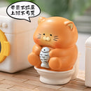 Office Cats Blind Box Figurine - Cute Cat Desk Toy Collection | 1 Random Box