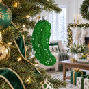 Salted Pickle Glass Christmas Ornament