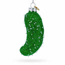 Salted Pickle Glass Christmas Ornament