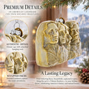 Mount Rushmore, South Dakota Glass Christmas Ornament