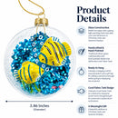 Coral Fishes Tank Glass Christmas Ornament