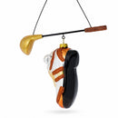 Golf Essentials Glass Christmas Ornament