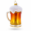 Frothy Beer Stein Glass Christmas Ornament