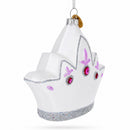 Princess Crown Glass Christmas Ornament