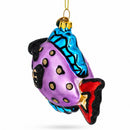 Cool Fish Wearing Sunglasses Glass Christmas Ornament