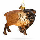 Buffalo Glass Christmas Ornament