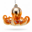 Octopus Glass Christmas Ornament